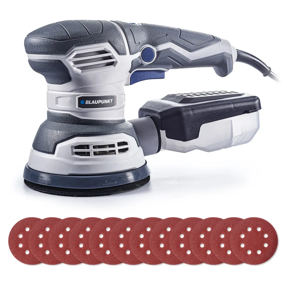 Blaupunkt OS5000 Exzenterschleifer 300W 125mm 12 Scheiben