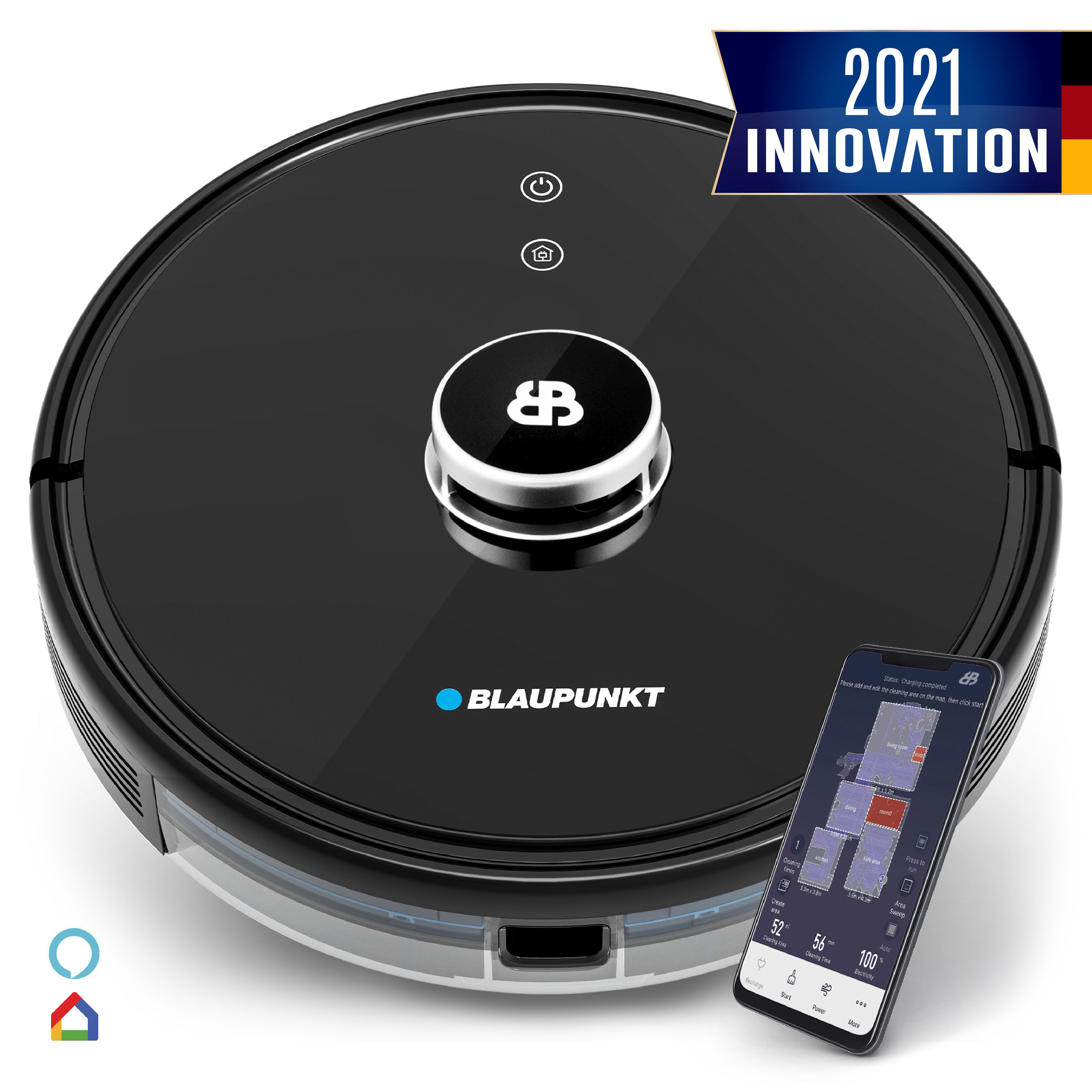 Blaupunkt Bluebot Xtreme BPK-VCBB1XTE Saugroboter Wischfunktion