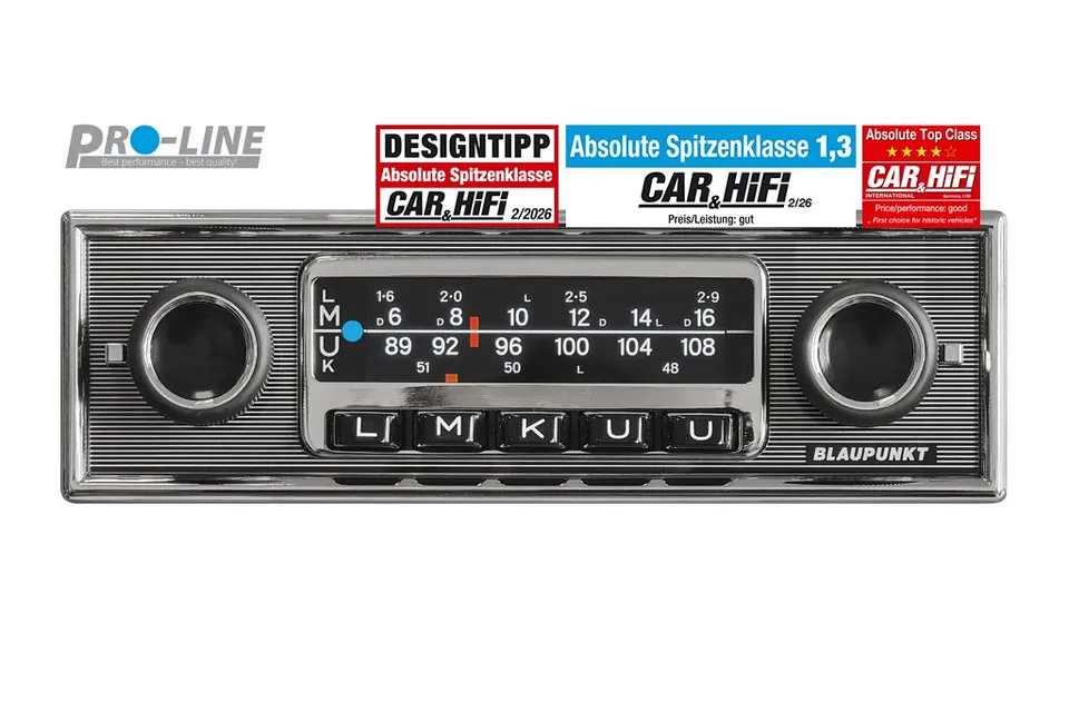 Blaupunkt Frankfurt Stereo MB Retro-Autoradio 70er