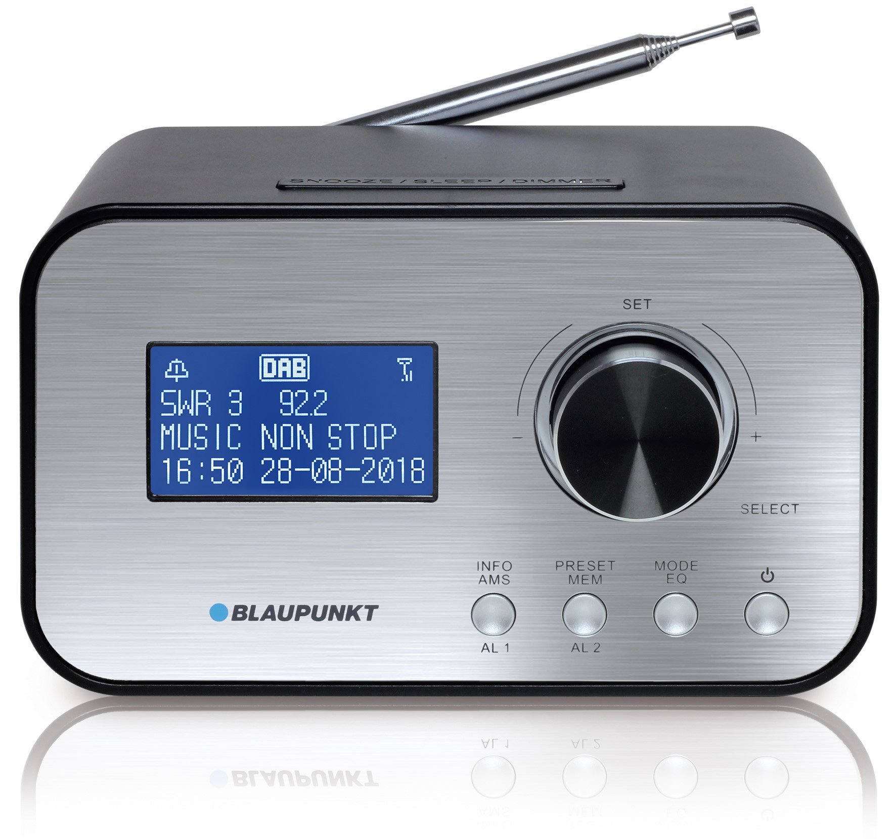 Blaupunkt Car Multimedia CLRD 30 BK Radiowecker DAB+ USB schwarz