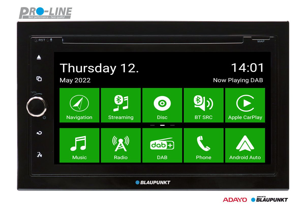 Blaupunkt Hannover 700 DAB 2-DIN Autoradio CarPlay Navi