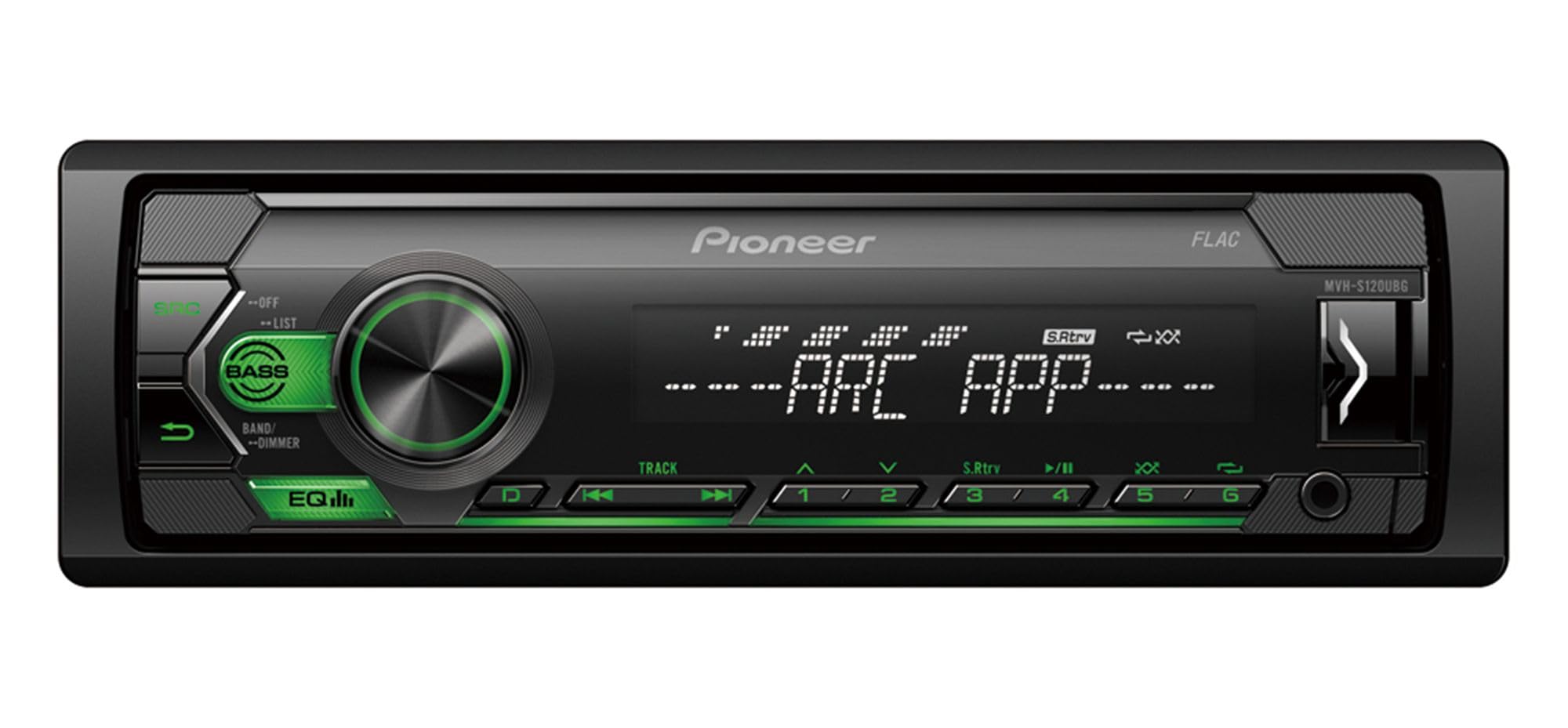 Pioneer MVH-S320BT 1DIN Autoradio Bluetooth iPhone-Steuerung