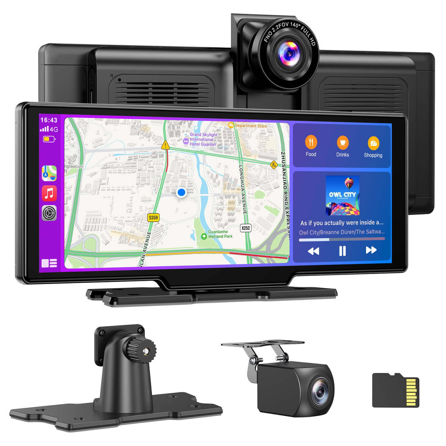 ESSGOO Dash Cam CarPlay 1026SCP CarPlay-Display 10,26 Zoll