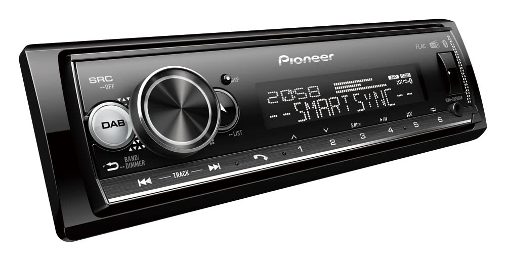 Pioneer MVH-S520DAB Autoradio 1-DIN DAB+ Bluetooth Antenne RGB