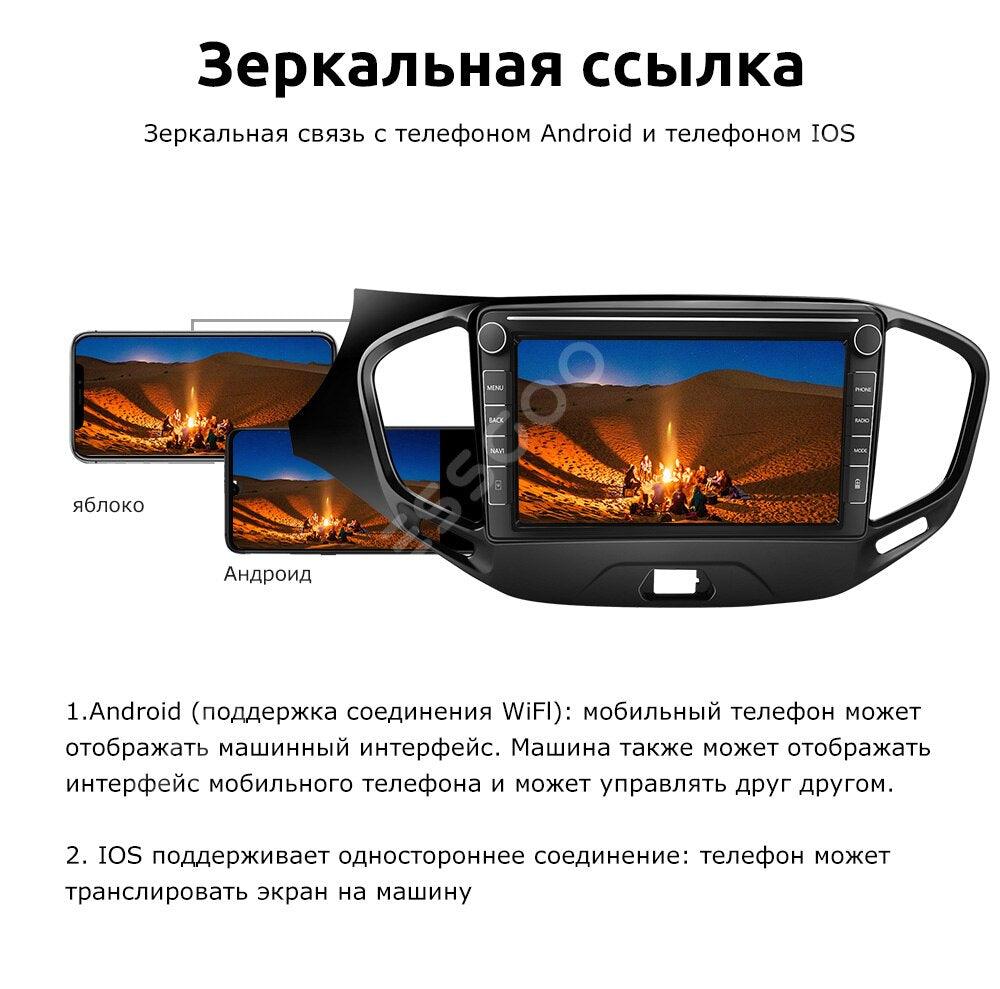 ESSGOO Car Stereo 8 Zoll 2-DIN Autoradio Android 1G 16G