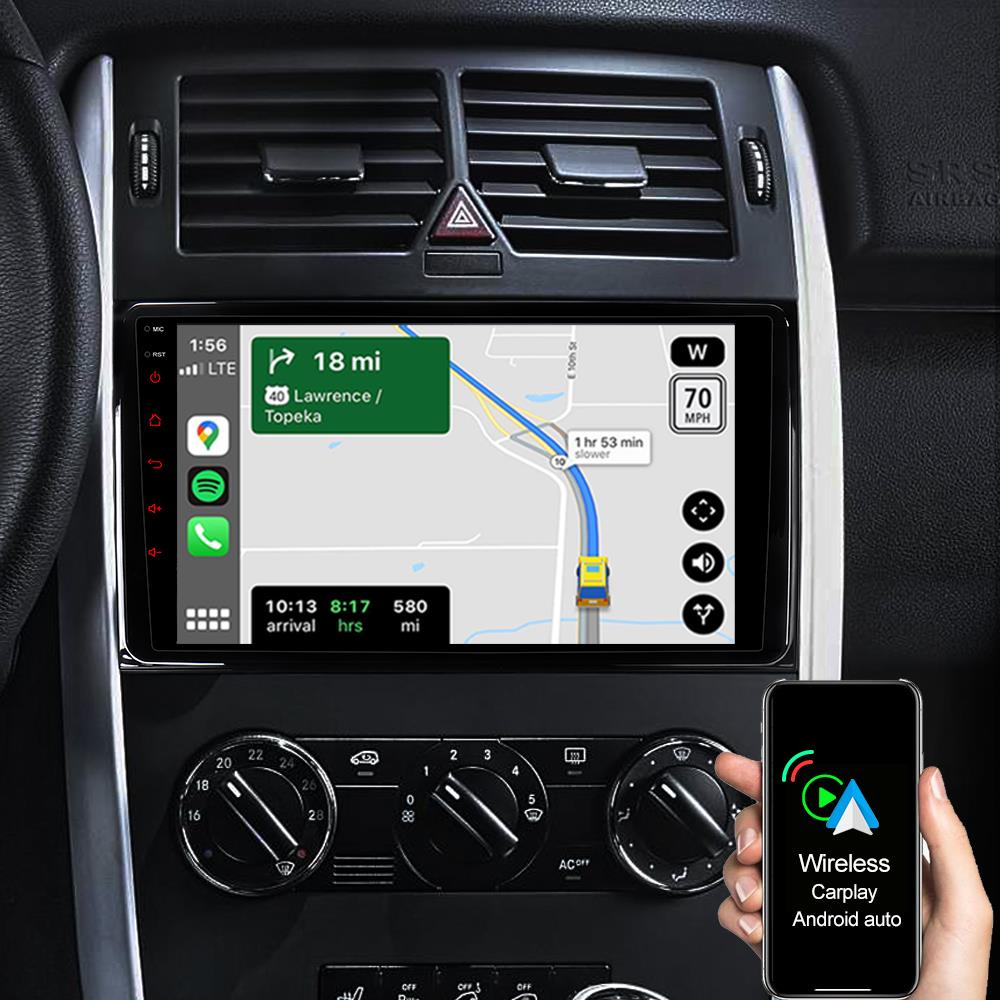 A-Sure GPS Autoradio 9 Zoll Mercedes 2+32GB DSP