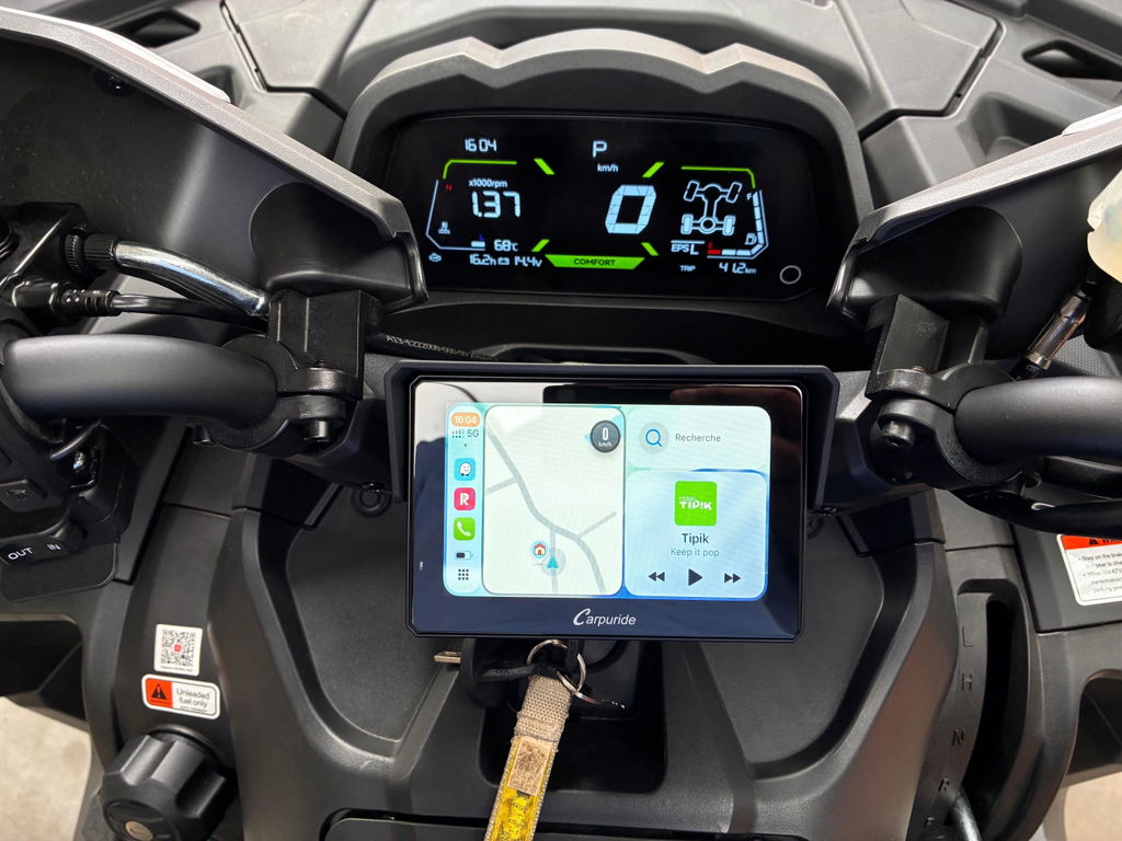Carpuride W702S Pro Motorrad CarPlay-Display 7 Zoll TPMS