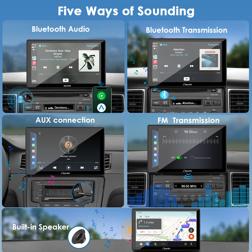 Carpuride W901 Plus Display 9 Zoll CarPlay Kamera Android