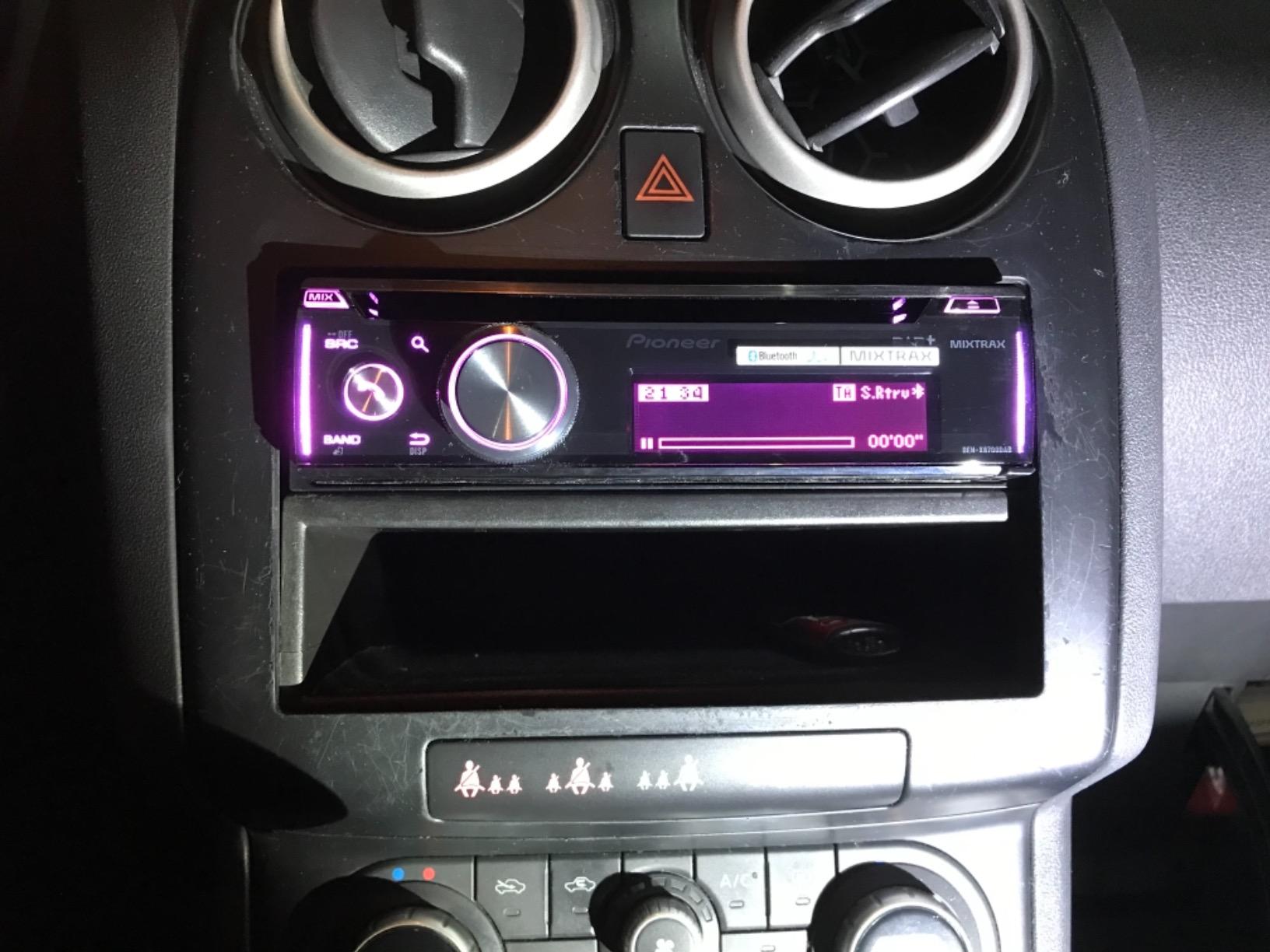 Pioneer DEH-X8700DAB Autoradio 1-DIN CD DAB+ Bluetooth Antenne