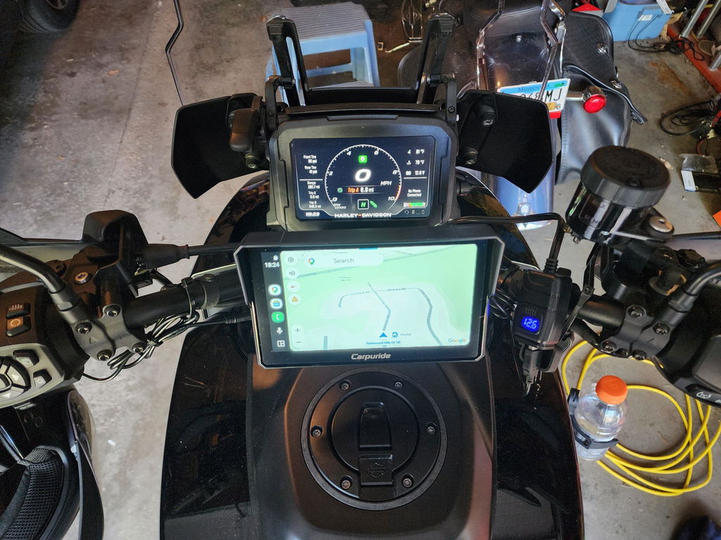 Carpuride W702S Pro Motorrad CarPlay-Display 7 Zoll TPMS