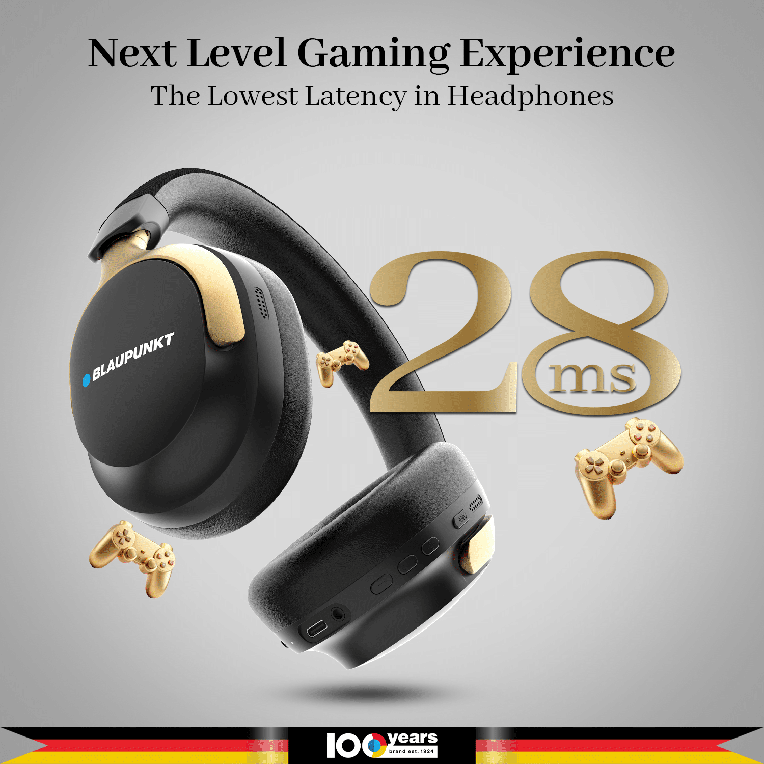 Blaupunkt BH71 Moksha Kopfhörer Hybrid ANC Bluetooth