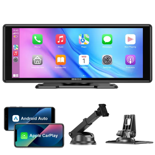 ESSGOO TS0001 CarPlay-Display 10,26 Zoll Portable Wireless