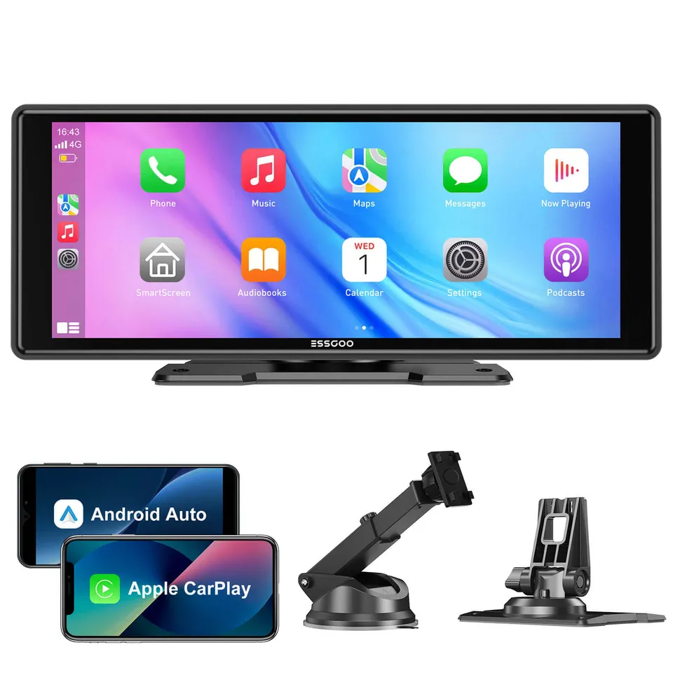ESSGOO TS0001 CarPlay-Display 10,26 Zoll Portable Wireless