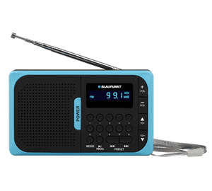 Blaupunkt PR5BL FM Tragbares Radio Reise Schwarz