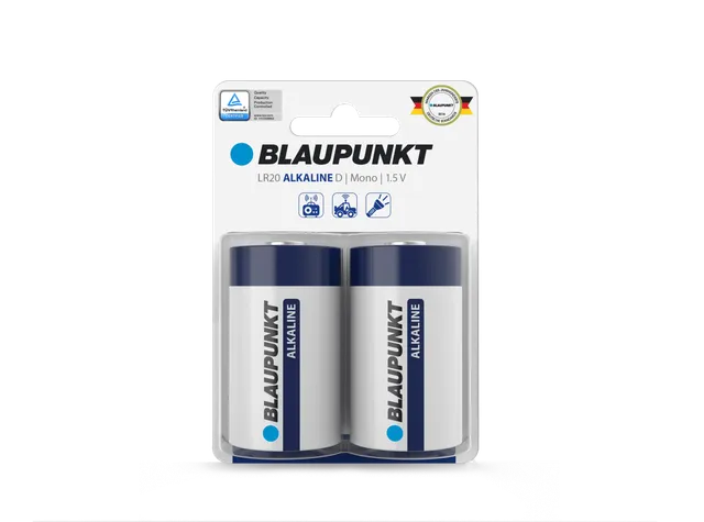 Blaupunkt Batteries LR20 Alkaline Batterie D Mono High Power