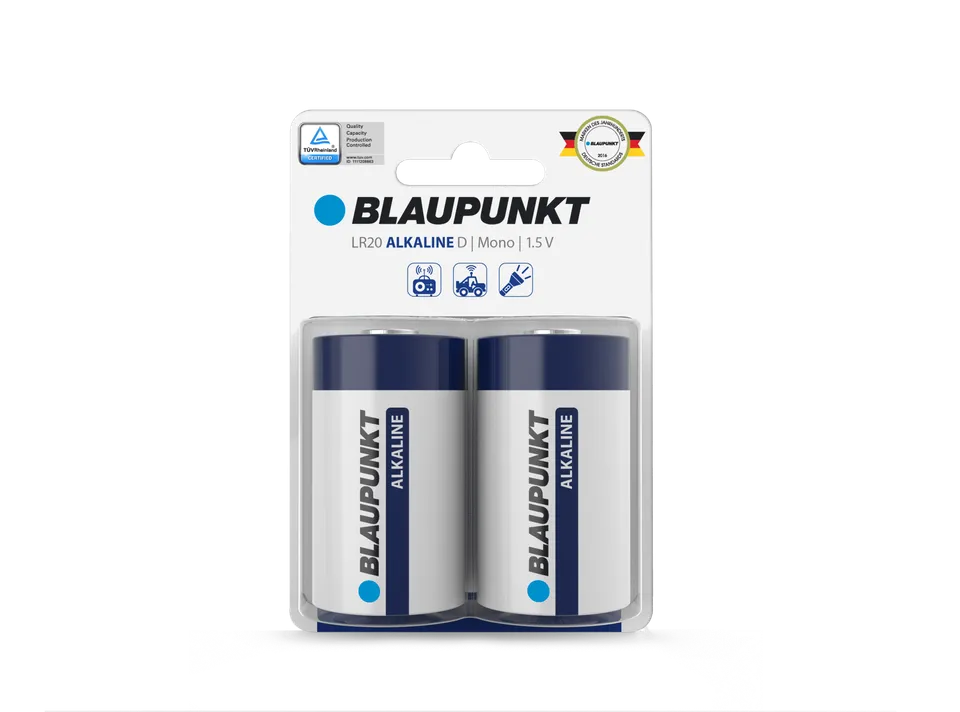 Blaupunkt Batteries LR20 Alkaline Batterie D Mono High Power