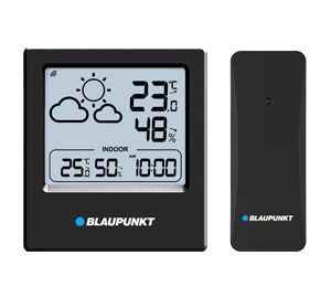 Blaupunkt WS10BK Wetterstation Funk mit Außensensor