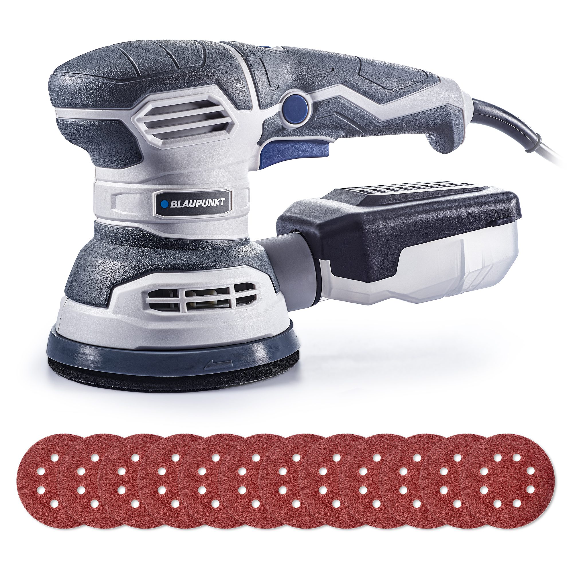 Blaupunkt OS5000 Exzenterschleifer 300W 125mm 12 Scheiben
