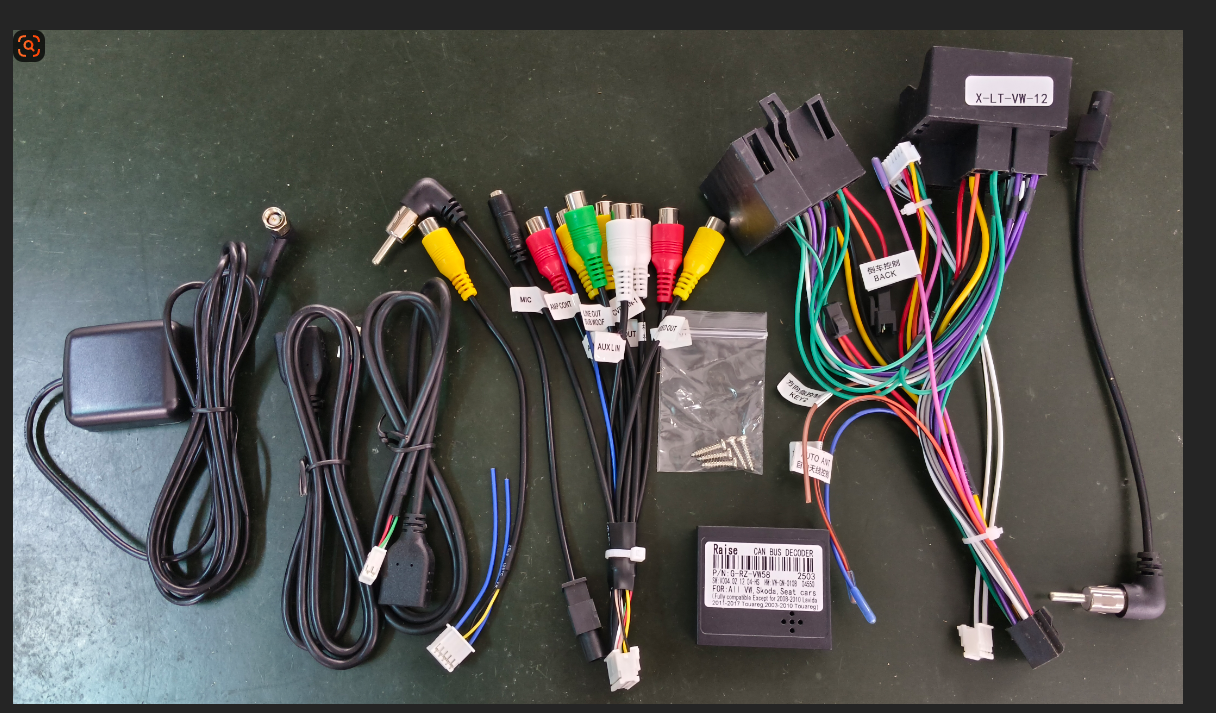 ESSGOO Accessories Kabelbaum 9 Zoll für VW Multivan 2010-15