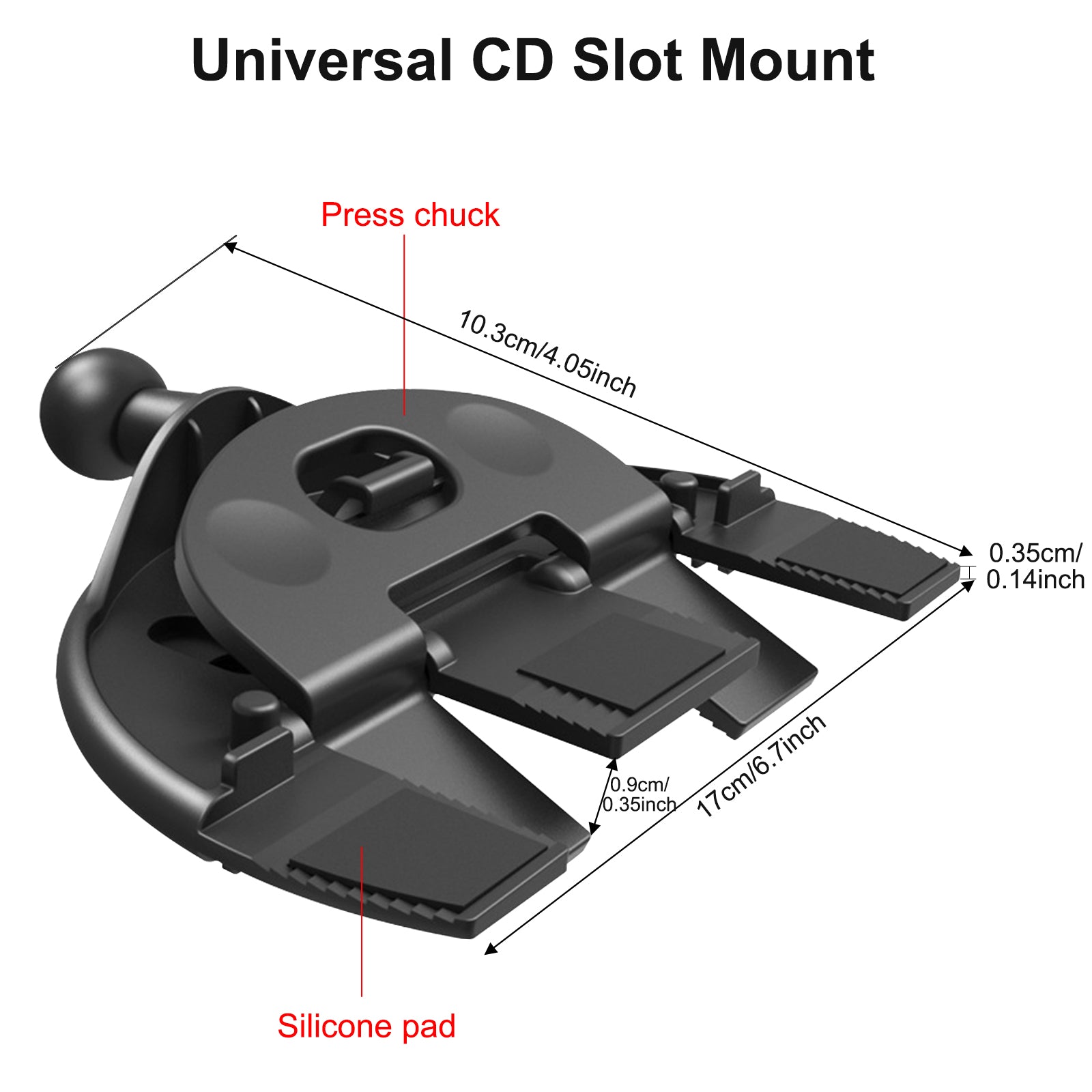 Carpuride Accessories CD Slot Halterung für CarPlay-Display