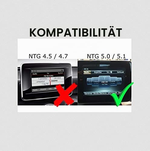TAFFIO Mercedes NTG5 CarPlay Android Auto Modul Nachrüstung