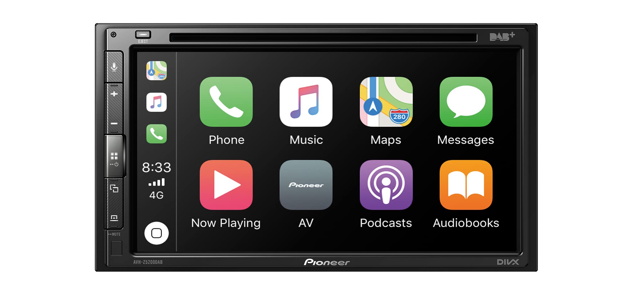 Pioneer AVH-Z5200DAB 2-DIN Autoradio 6,8 Zoll inkl. Antenne DAB+
