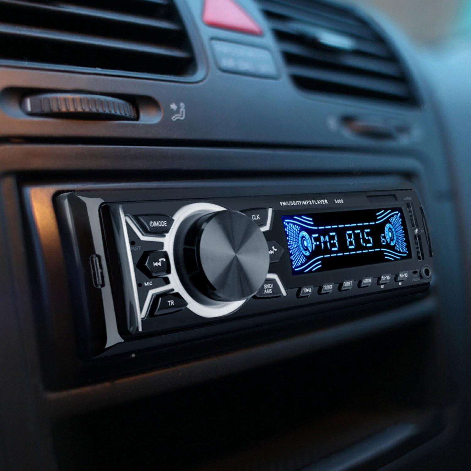 ESSGOO Car Stereo TS0001 1-DIN Autoradio Bluetooth Standard