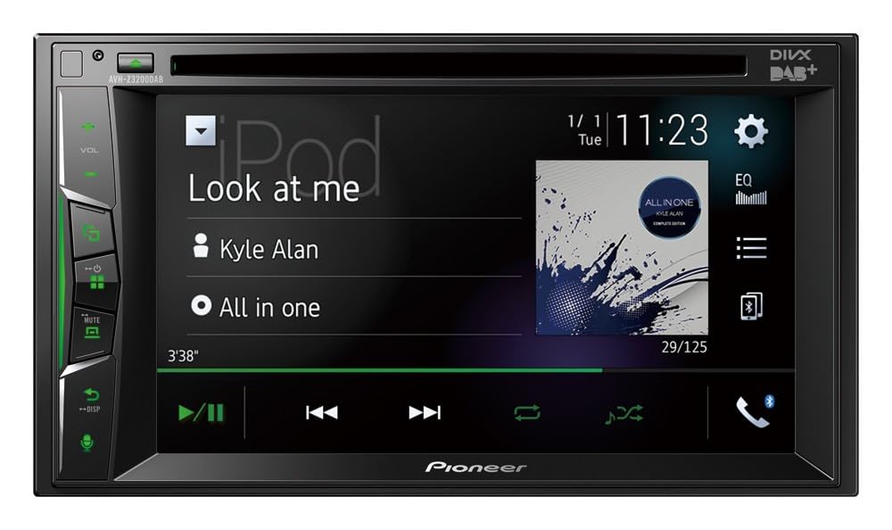 Pioneer AVH-Z3200DAB 2-DIN Autoradio 6,2 Zoll CarPlay DVD