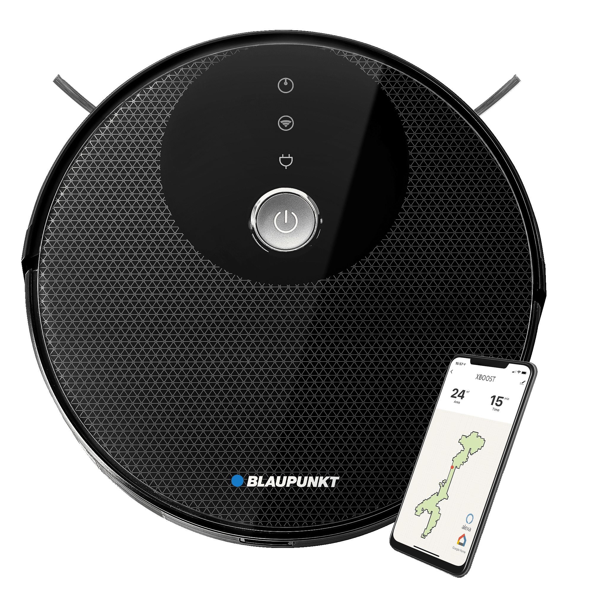 Blaupunkt Bluebot XBOOST BPK-VCBB1XB Saugroboter mit Wischfunktion