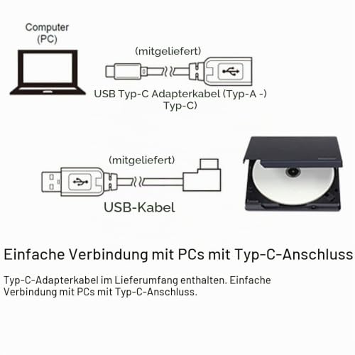 Pioneer BDR-XD08EMB-S Blu-ray Brenner USB-C extern