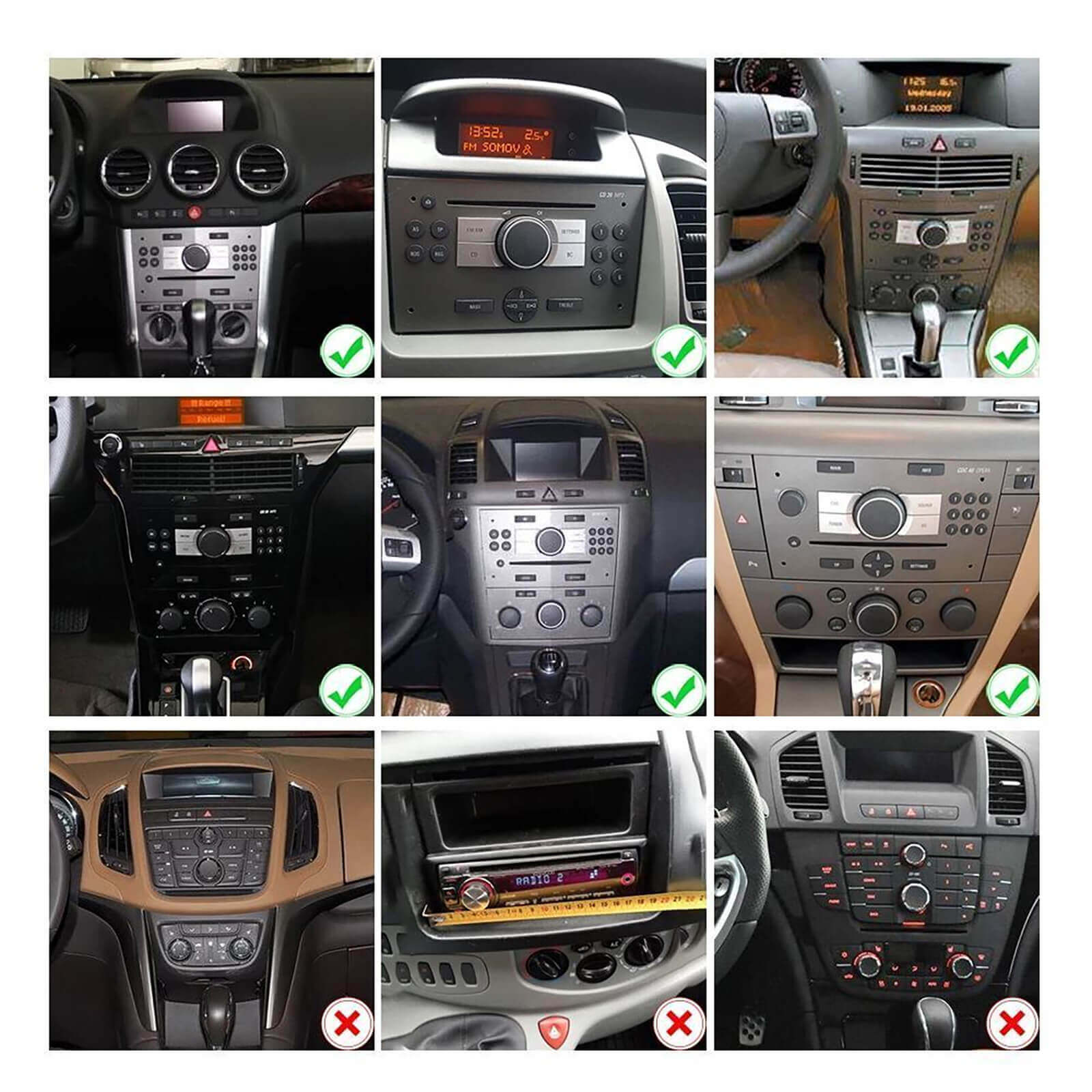 ESSGOO Car Stereo AZ0001 Autoradio 7 Zoll für Opel Android 15