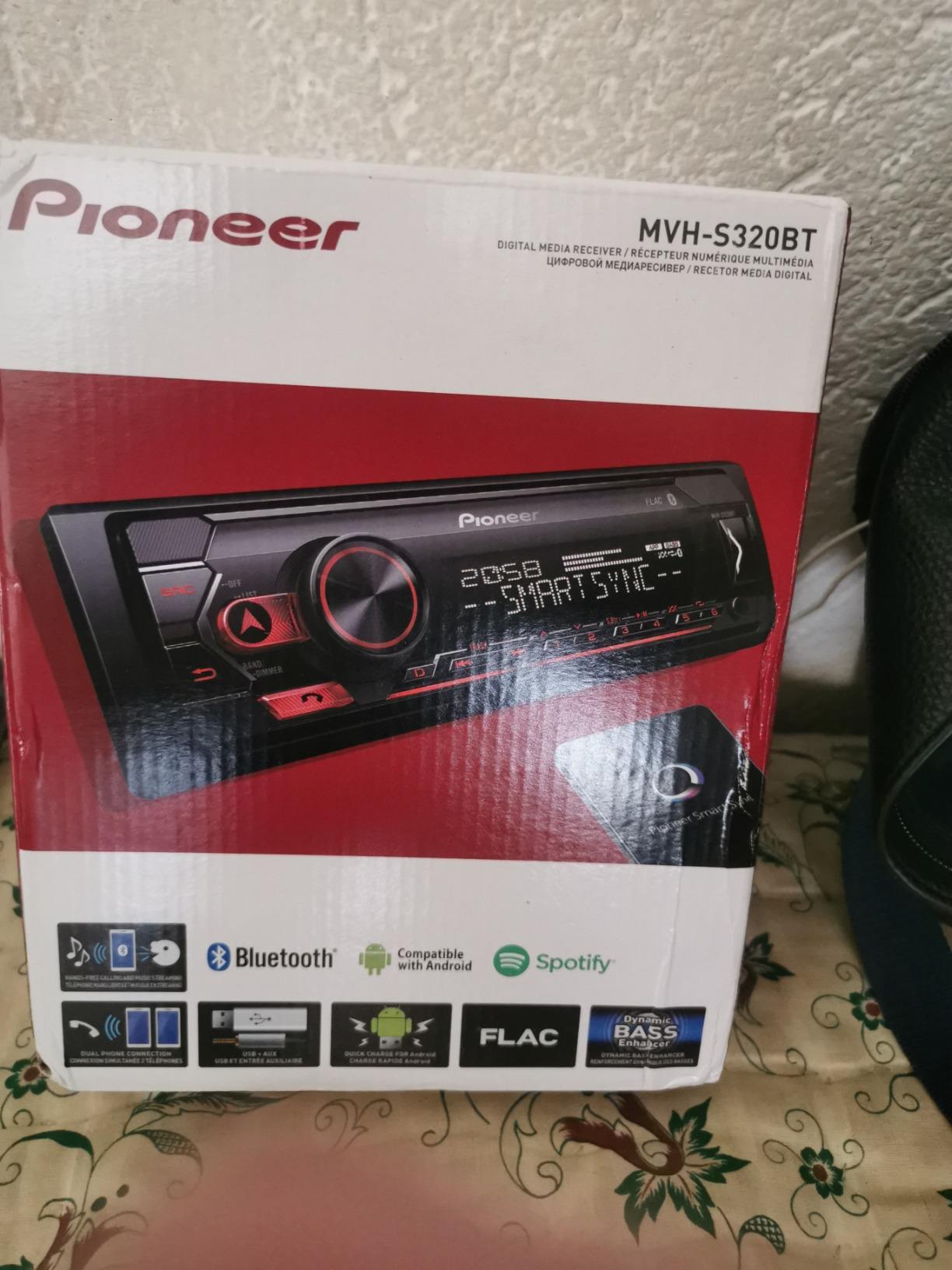 Pioneer MVH-S320BT 1DIN Autoradio Bluetooth iPhone-Steuerung