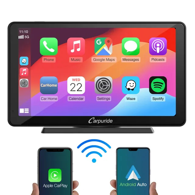 Carpuride V3 Smart Stereo 7 Zoll CarPlay-Display mit Blende