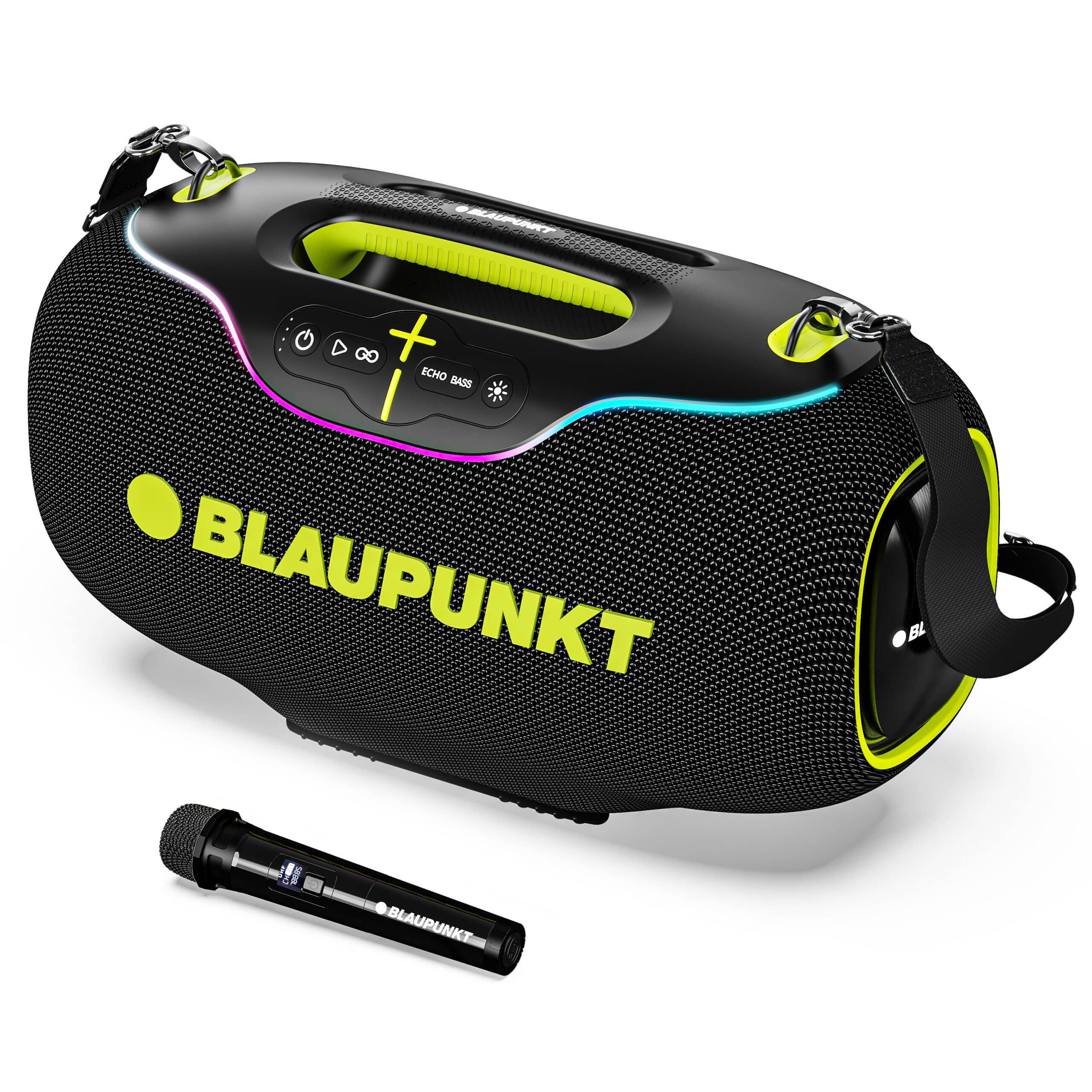 Blaupunkt Atomik Knightz 45K Boombox 450W mit Mikrofon
