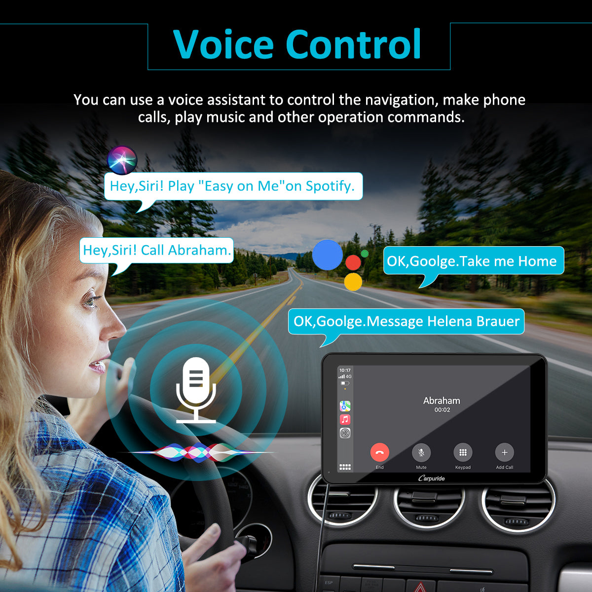 Carpuride W701 Pro Car Smart Stereo Display 7 Zoll Dual-Bluetooth Kamera
