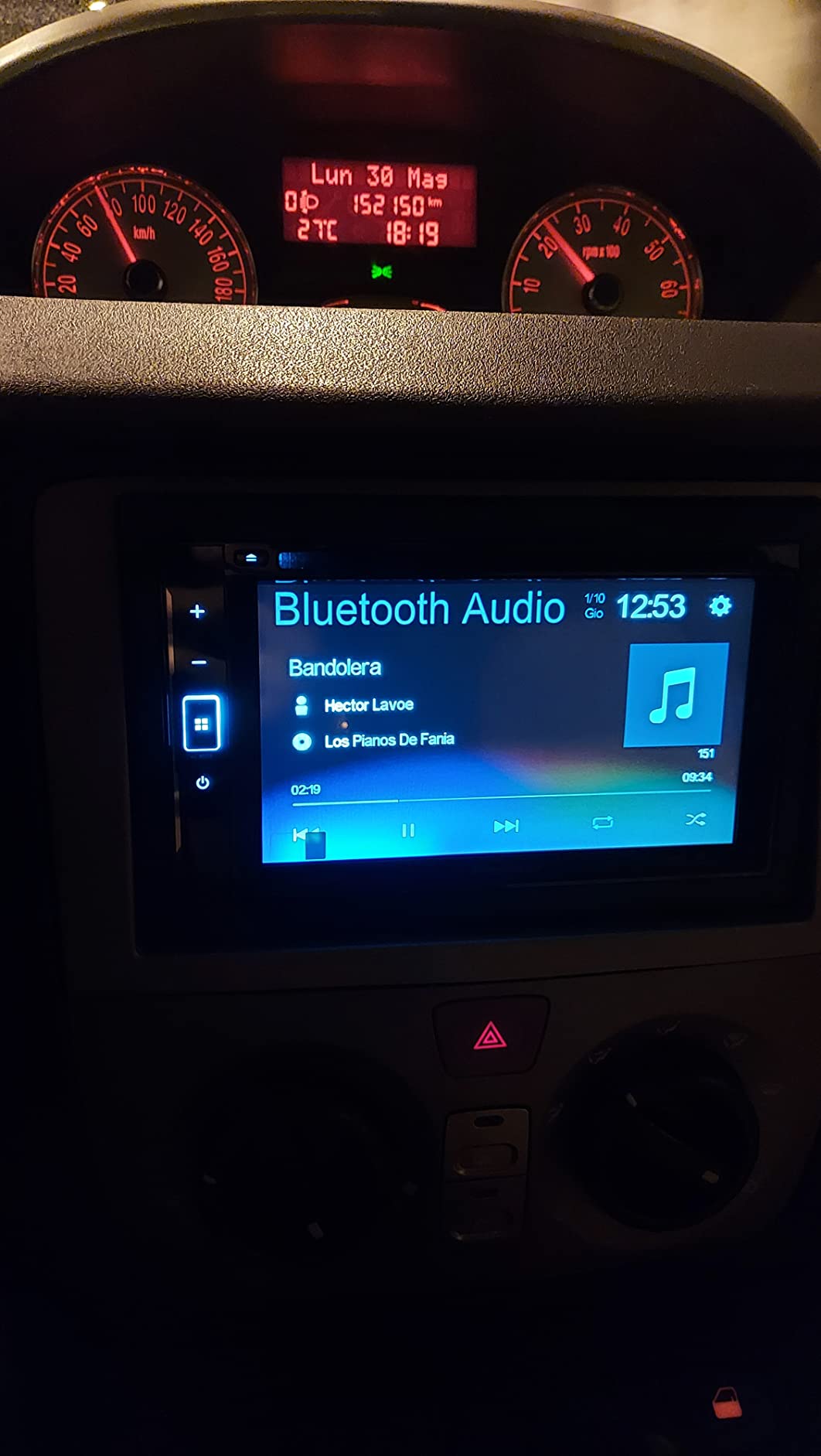 Pioneer AVH-A240DAB Autoradio 2-DIN DVD Touch DAB+ Bluetooth