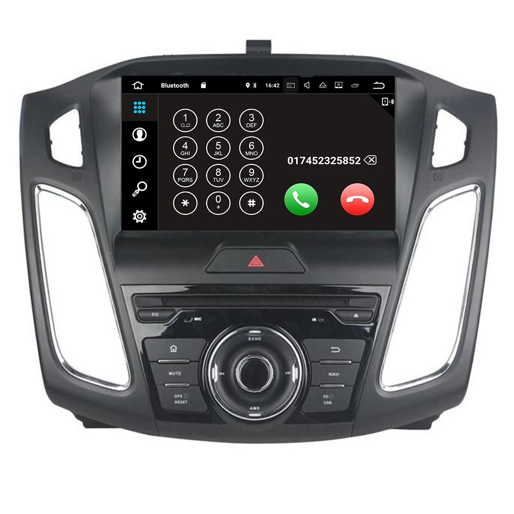 TAFFIO Ford Focus Naviceiver Touchscreen CD DVD Bluetooth GPS