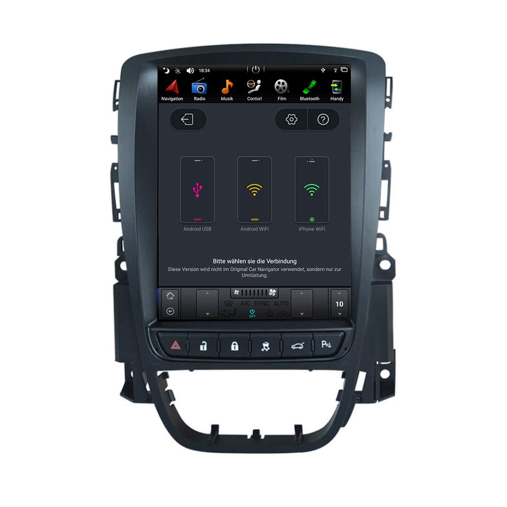 TAFFIO Astra J Android Autoradio 10.4-Zoll Touchscreen GPS