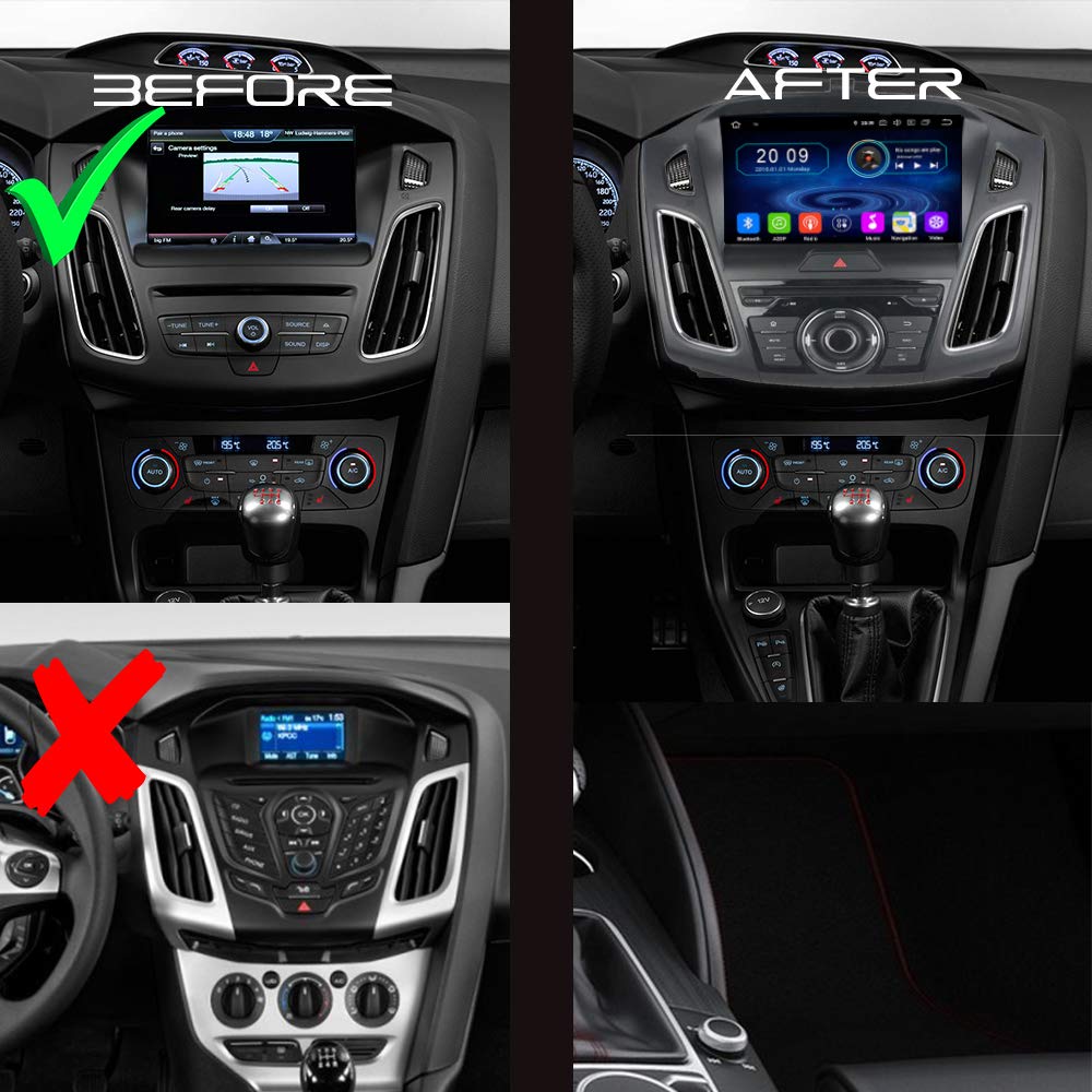TAFFIO Ford Focus Autoradio 8 Zoll Touchscreen Android Navigation