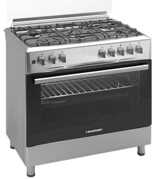 Blaupunkt BGC590FCTX Gasherd 90cm 5 Brenner mit Wok