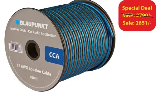 Blaupunkt BP-12S-100-CCA Lautsprecherkabel 30m 12GA CCA