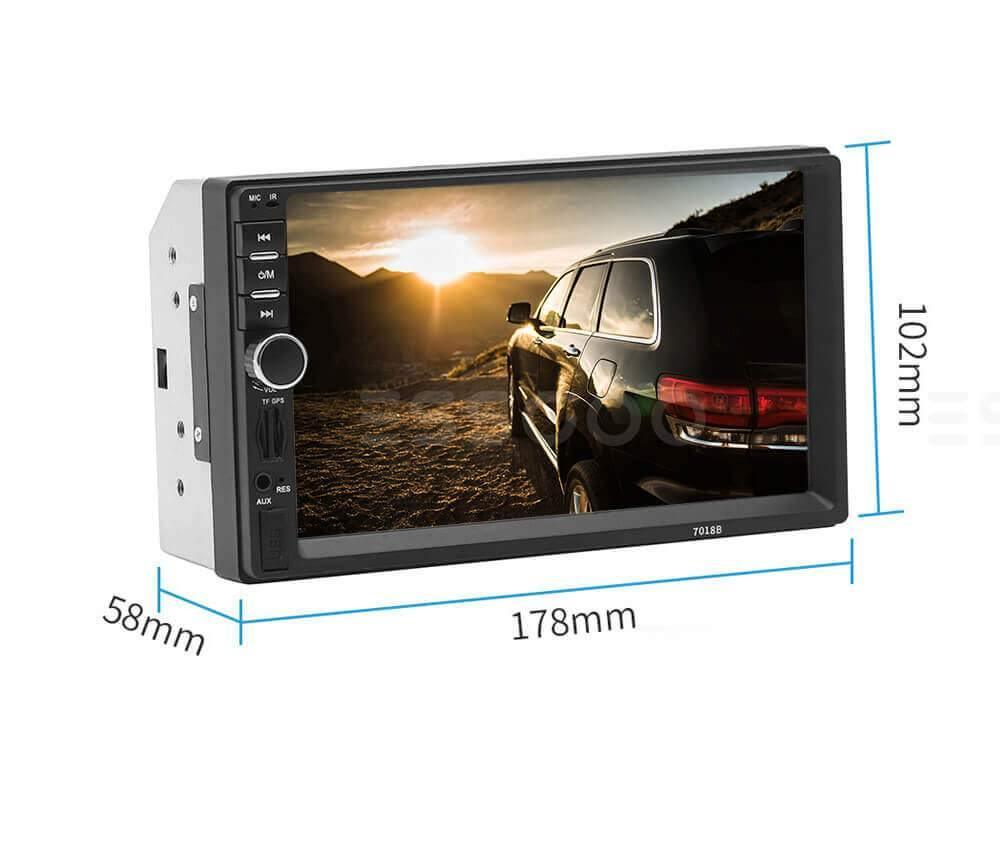 ESSGOO Car Stereo FR7001 Doppel-DIN Autoradio Standard 7 Zoll