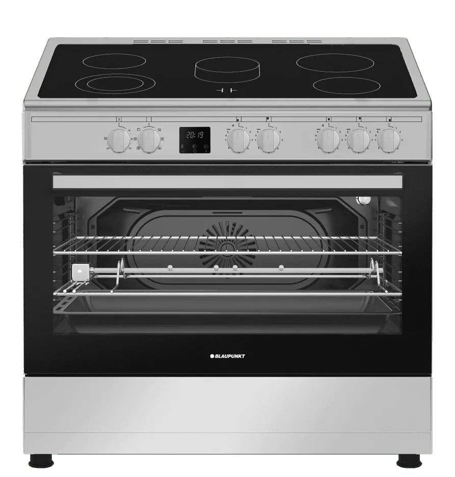 Blaupunkt BEC590DX Elektroherd 90cm 5 Zonen 105 L