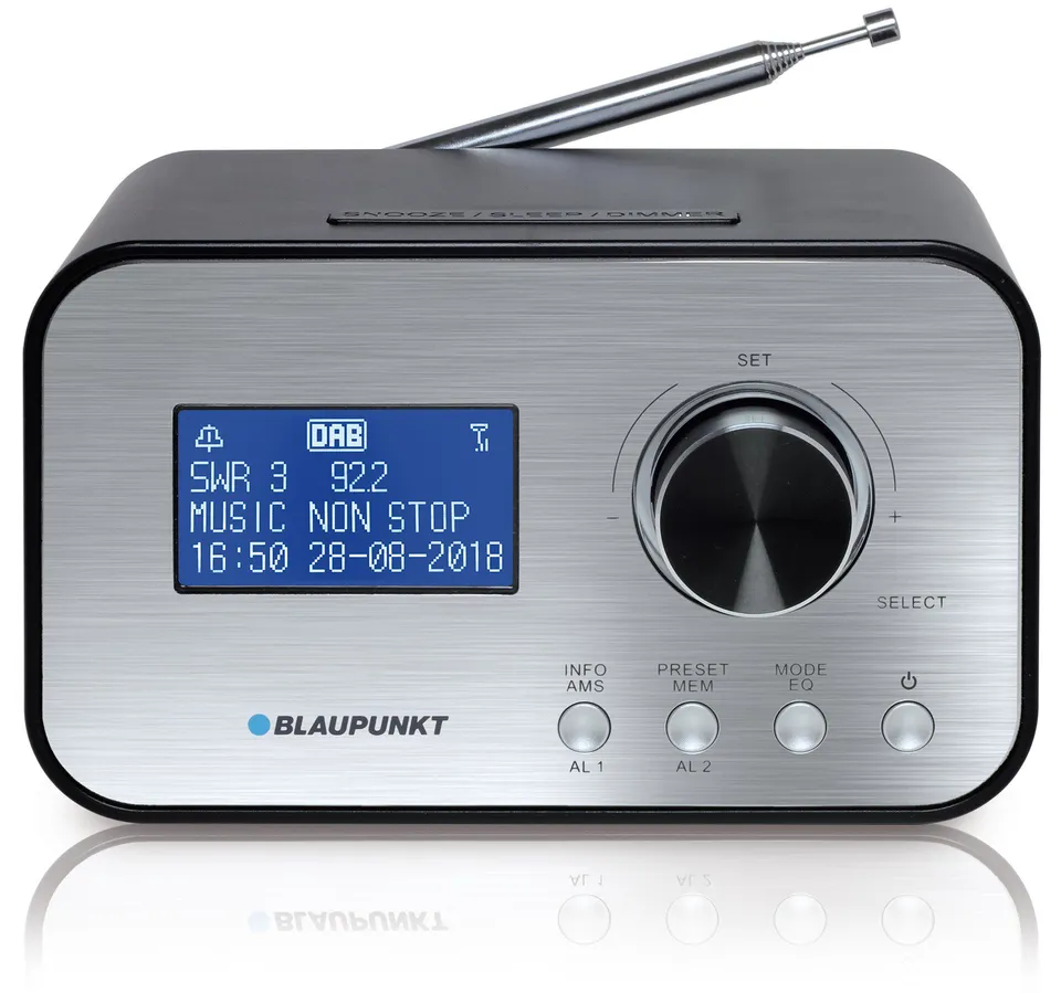 Blaupunkt Car Multimedia CLRD 30 BK Radiowecker DAB+ USB schwarz