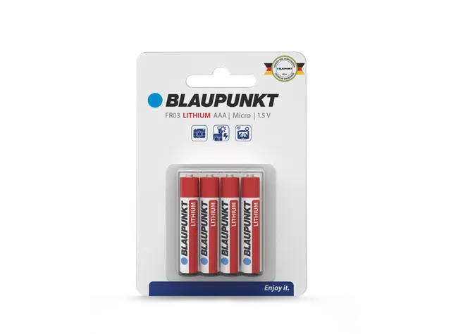Blaupunkt FR03 Lithium Batterie AAA Profi