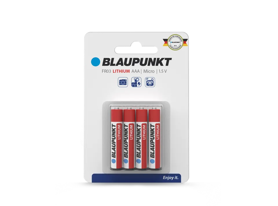Blaupunkt FR03 Lithium Batterie AAA Profi