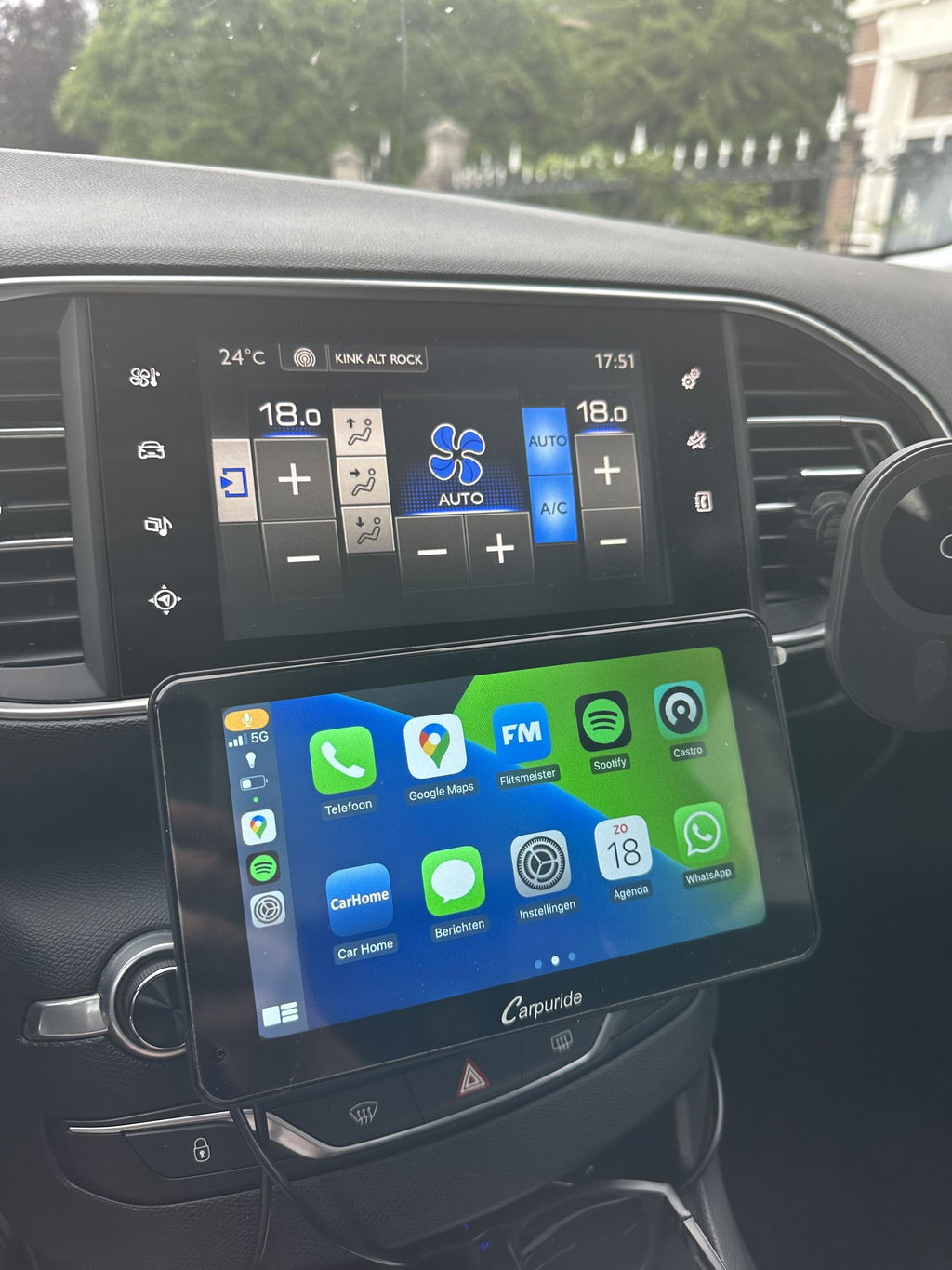 Carpuride Car Smart Stereo 7 Zoll CarPlay-Display Touch