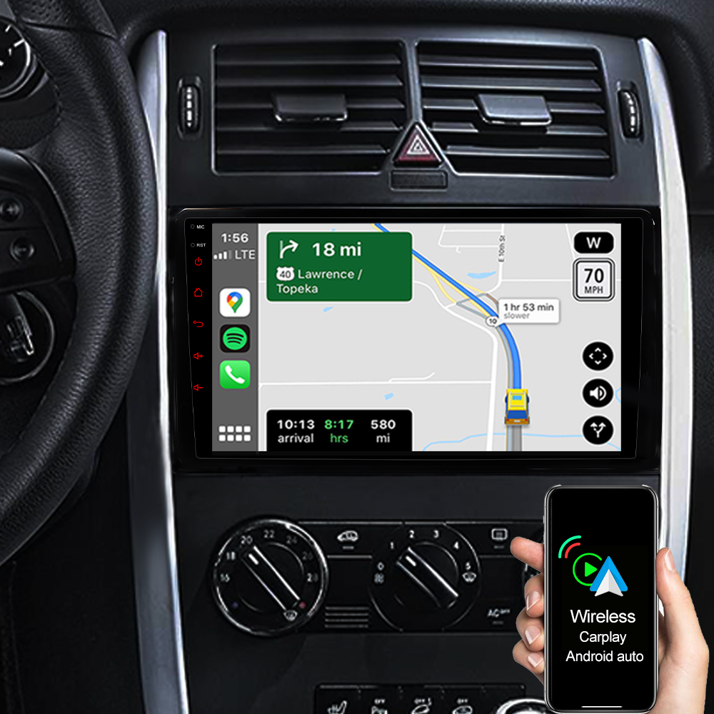 A-Sure 9 Zoll Android Autoradio 2+32GB für Mercedes ML W164