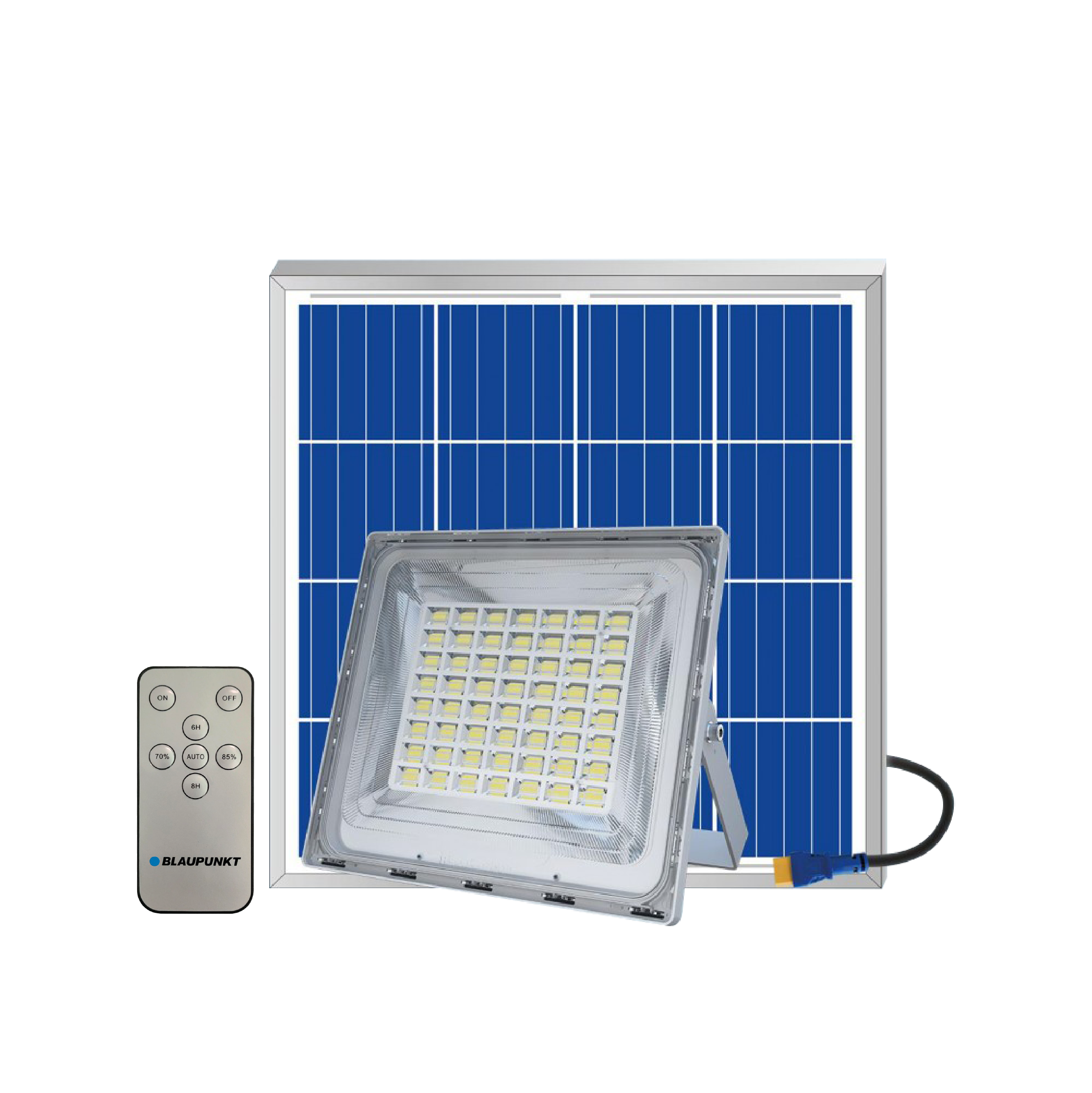 Blaupunkt Solar Flood Light 50W LED-Flutlicht Daylight