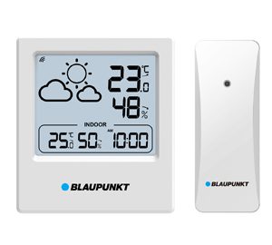 Blaupunkt WS10WH Wetterstation mit Außensensor Frostalarm